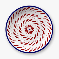 Jaune & Rouge Assiettes - Jaune & Rouge