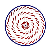 Rouge & Bleu Assiettes - Rouge & Bleu