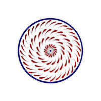 Rouge & Bleu Assiettes - Rouge & Bleu