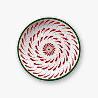 Bleu & Rouge Assiettes - Bleu & Rouge