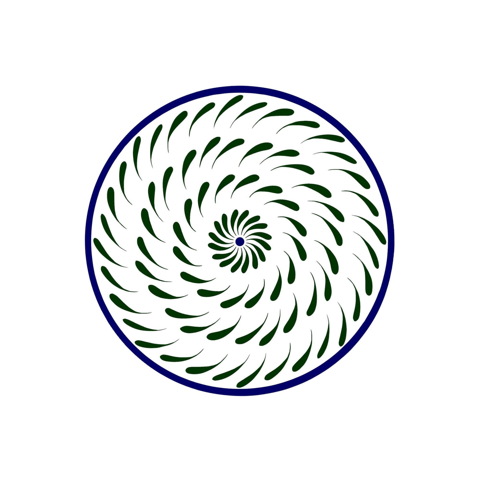 Vert & Bleu Assiettes - Vert & Bleu