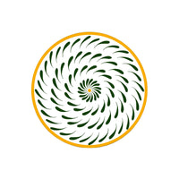 Vert & Jaune Assiettes - Vert & Jaune