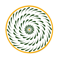 Vert & Jaune Assiettes - Vert & Jaune