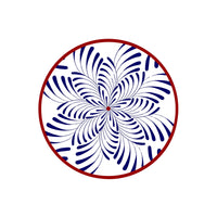 Bleu & Rouge Assiettes - Bleu & Rouge