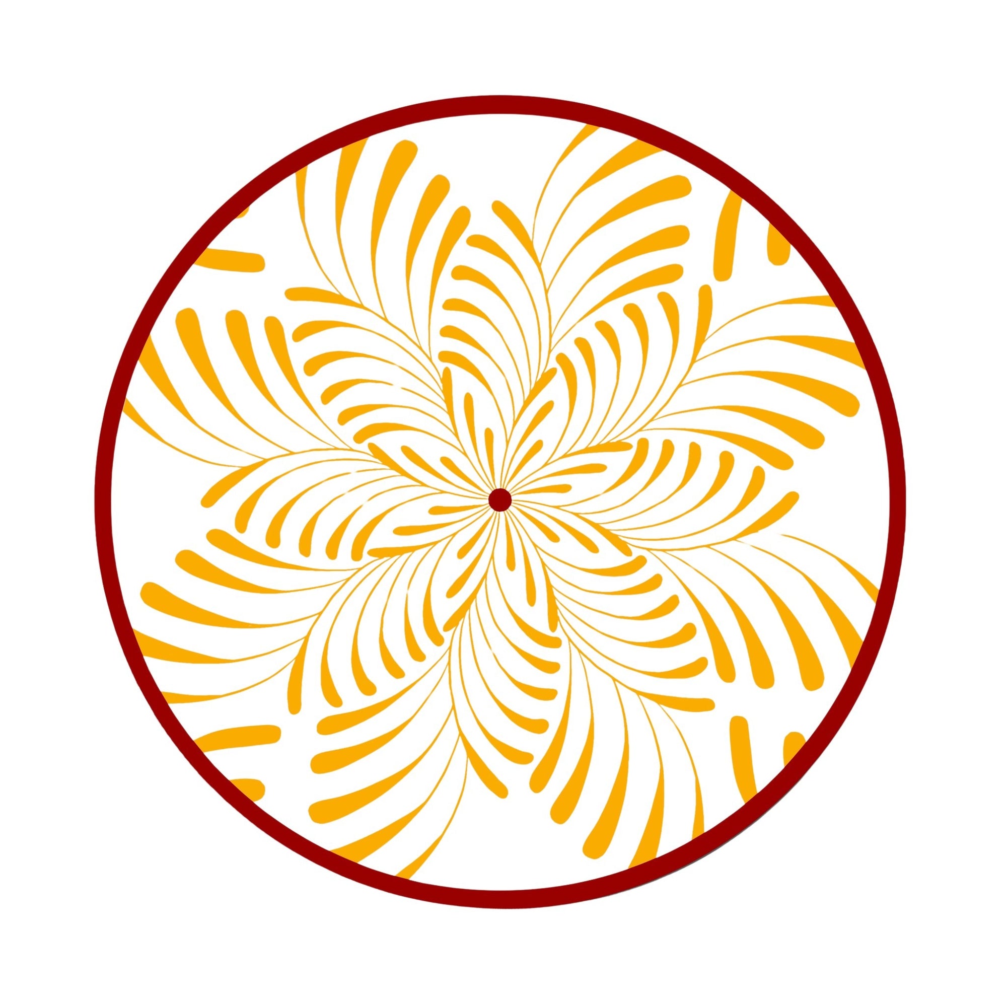 Jaune & Rouge Assiettes - Jaune & Rouge