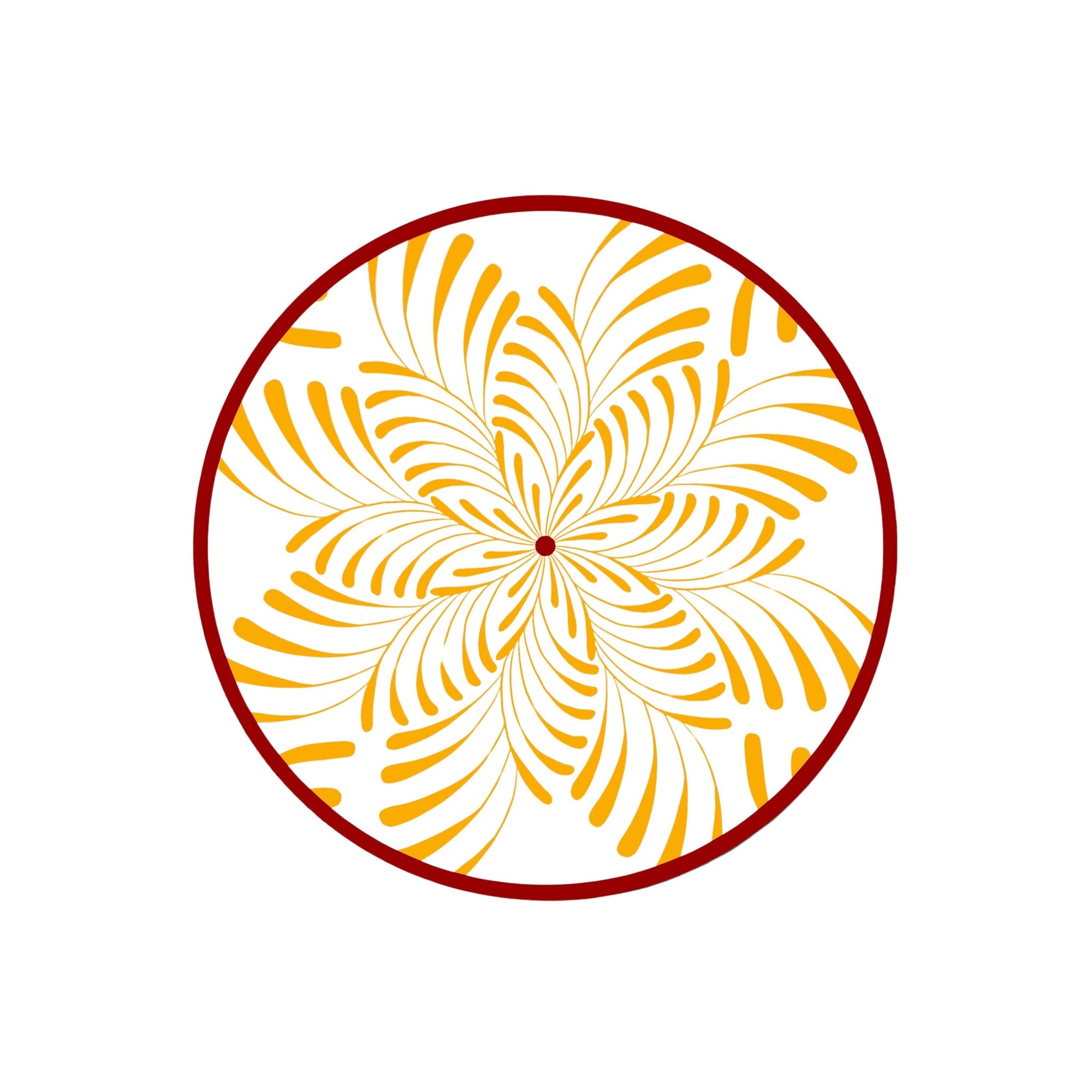 Jaune & Rouge Assiettes - Jaune & Rouge