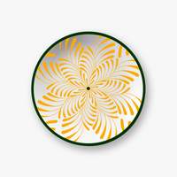 Jaune & Vert Assiettes - Jaune & Vert