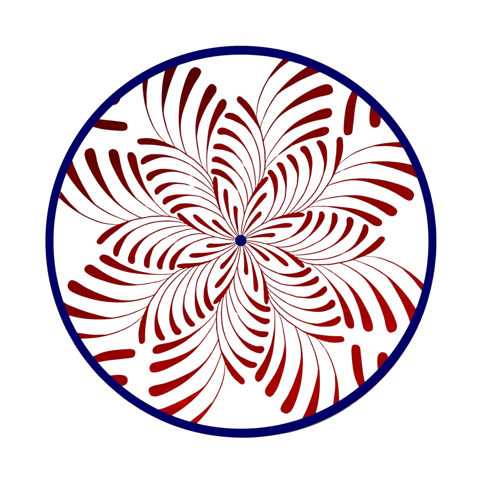 Rouge & Bleu Assiettes - Rouge & Bleu