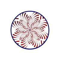 Rouge & Bleu Assiettes - Rouge & Bleu