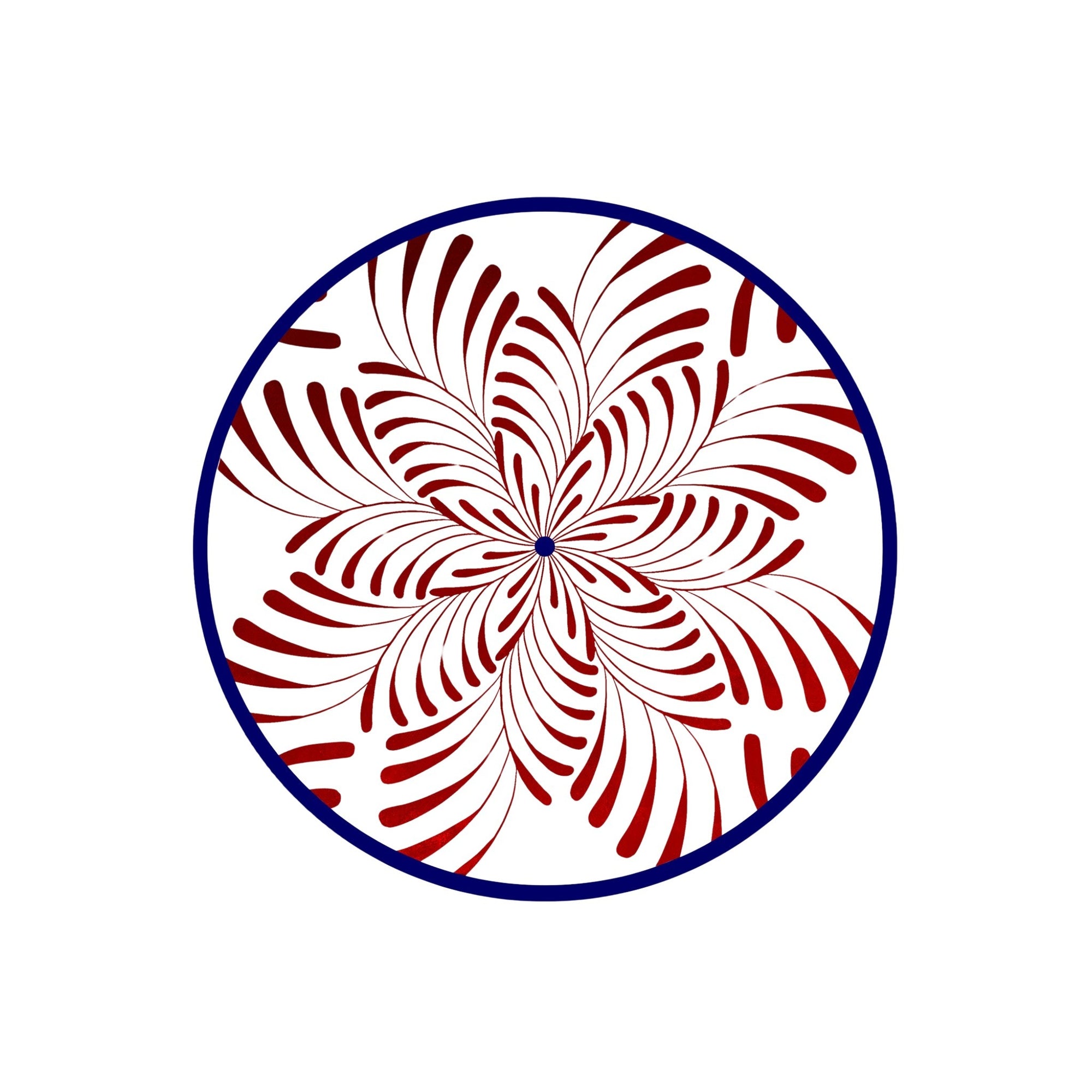 Rouge & Bleu Assiettes - Rouge & Bleu