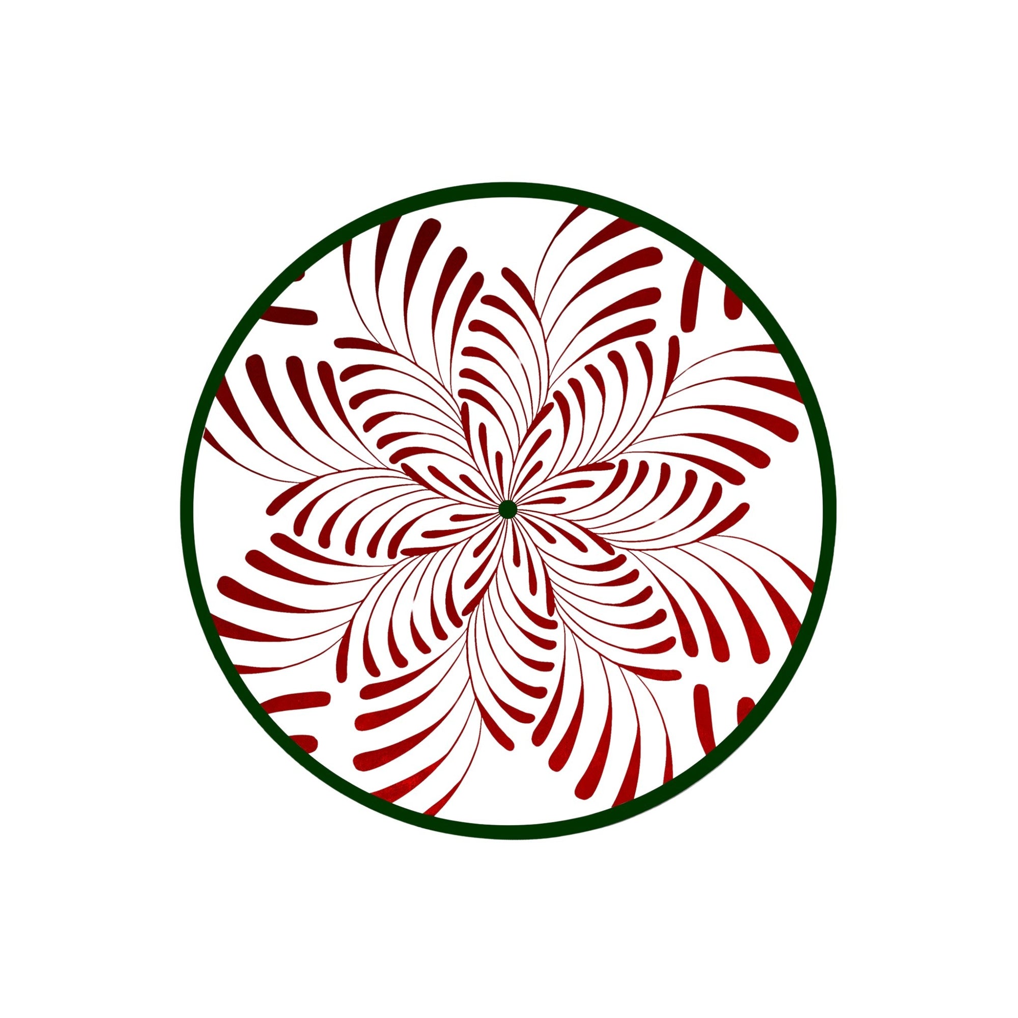 Rouge & Vert Assiettes - Rouge & Vert