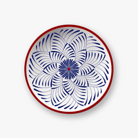 Rouge & Bleu Assiettes - Rouge & Bleu