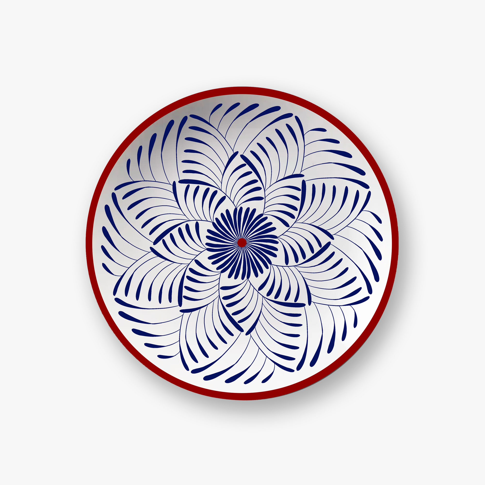 Rouge & Bleu Assiettes - Rouge & Bleu