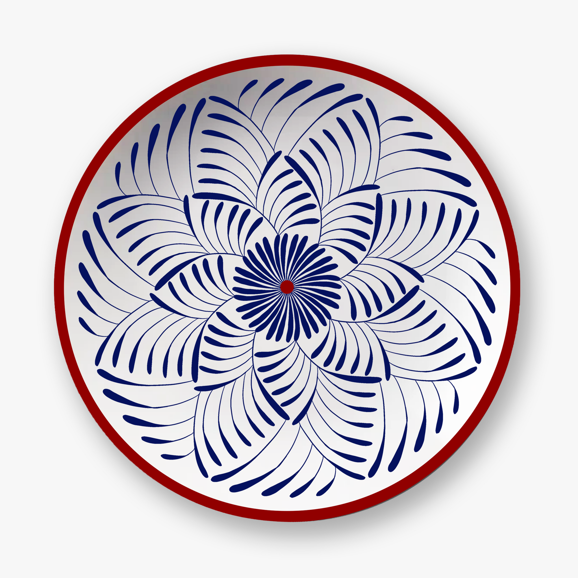 Rouge & Bleu Assiettes - Rouge & Bleu