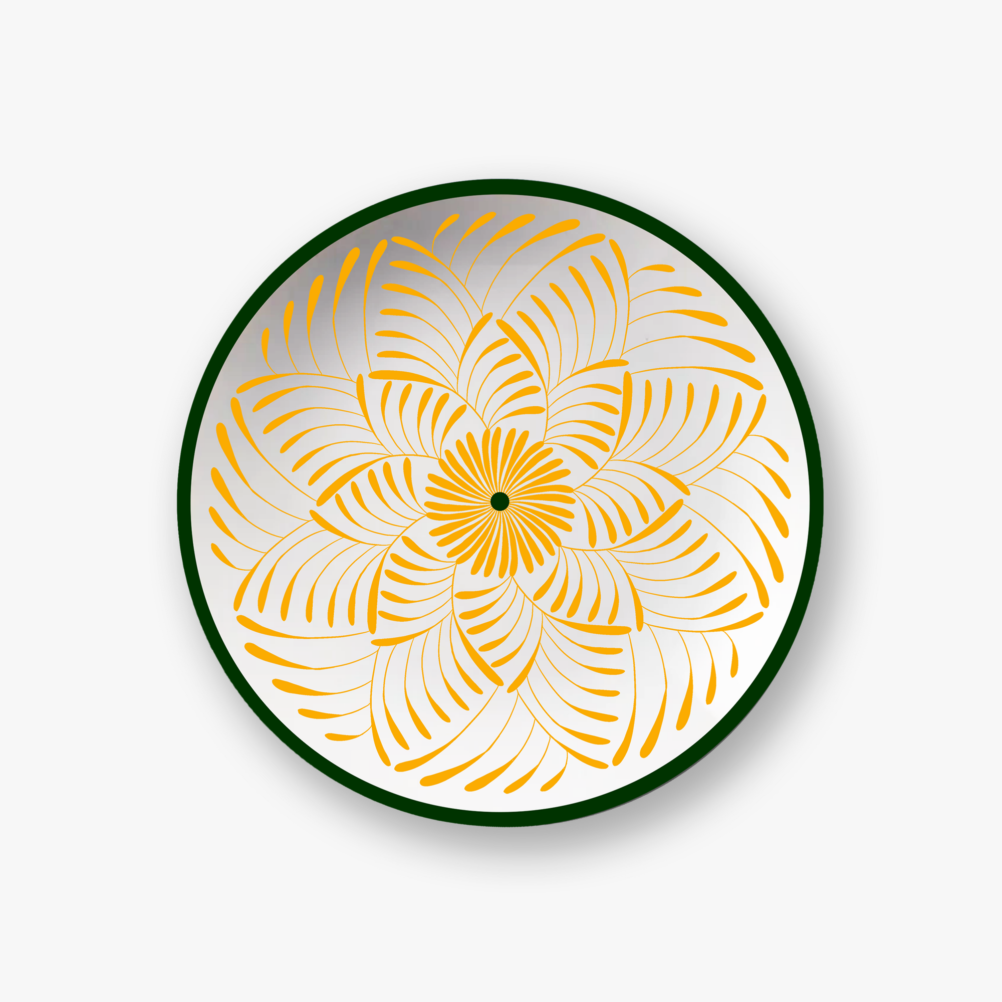 Jaune & Vert Assiettes - Jaune & Vert