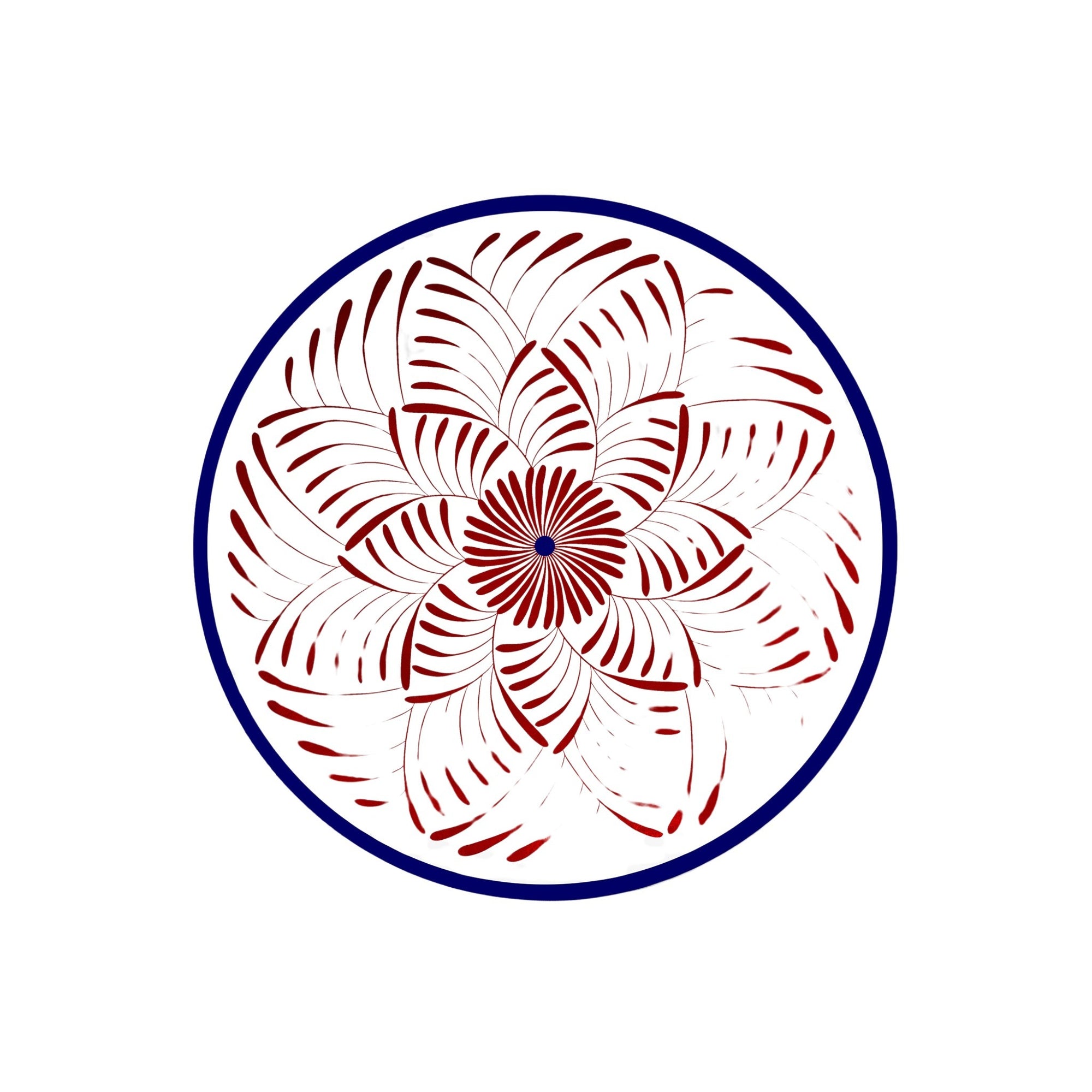 Rouge & Bleu Assiettes - Rouge & Bleu