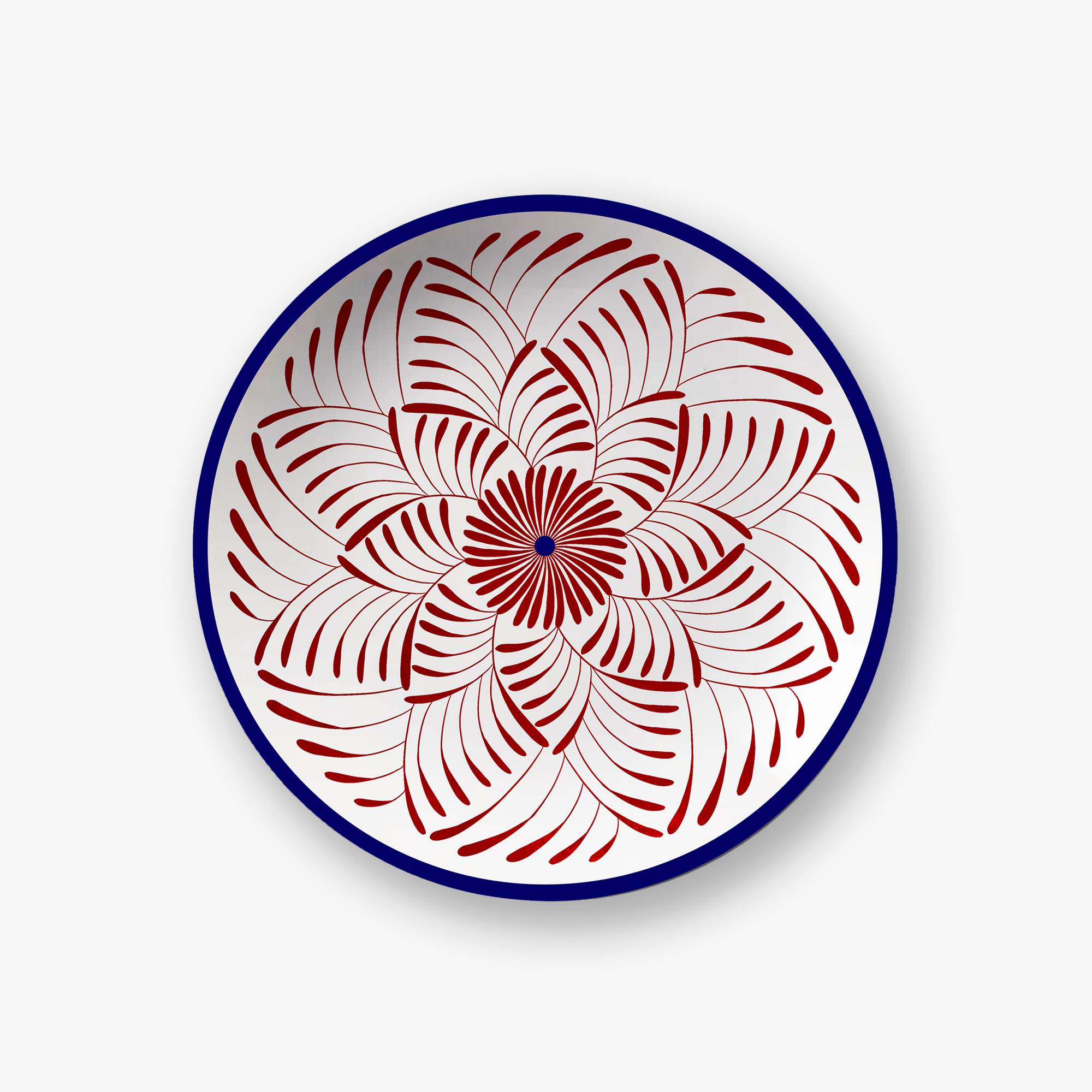 Bleu & Rouge Assiettes - Bleu & Rouge