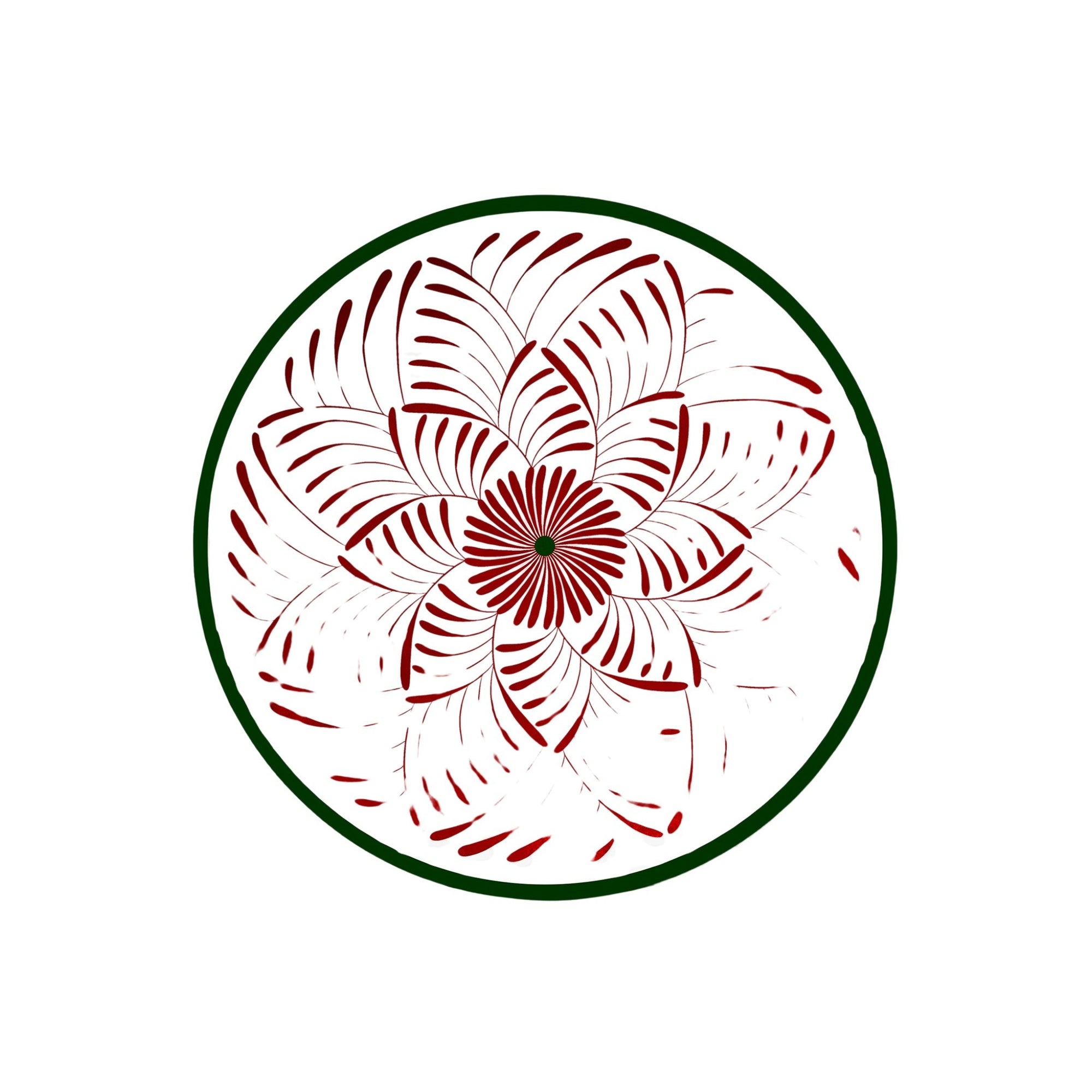 Rouge & Vert Assiettes - Rouge & Vert