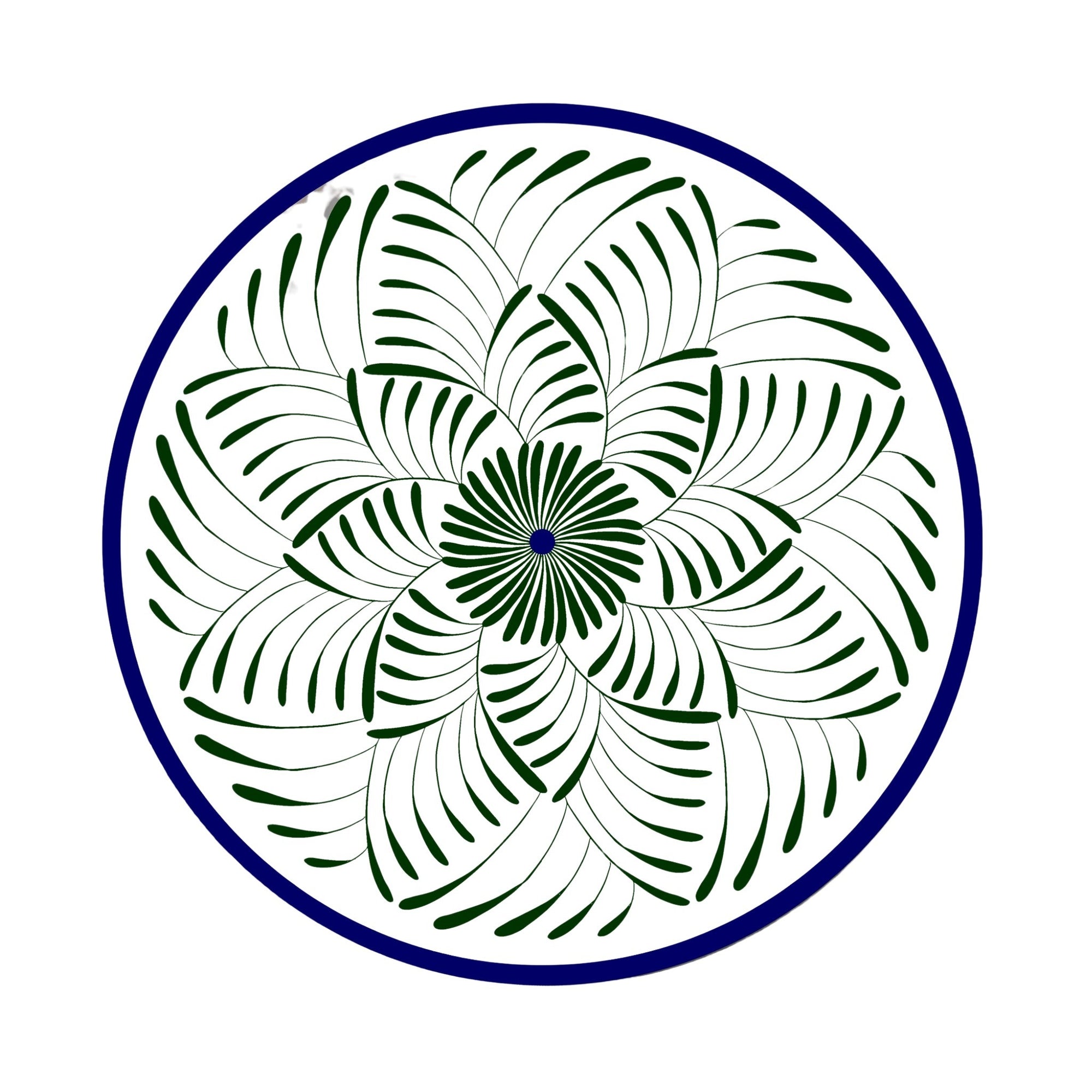 Vert & Bleu Assiettes - Vert & Bleu