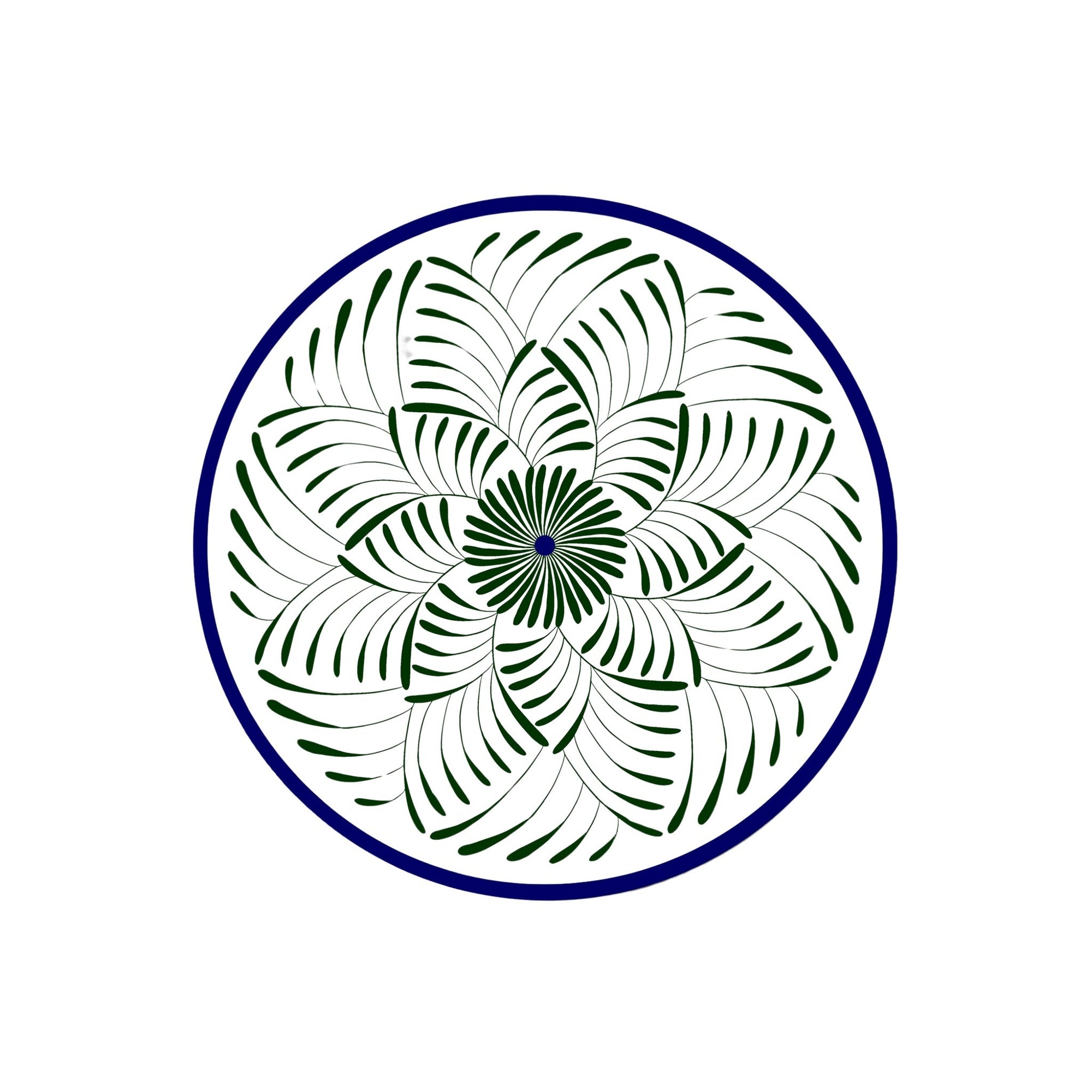 Vert & Bleu Assiettes - Vert & Bleu