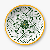 Jaune & Rouge Assiettes - Jaune & Rouge