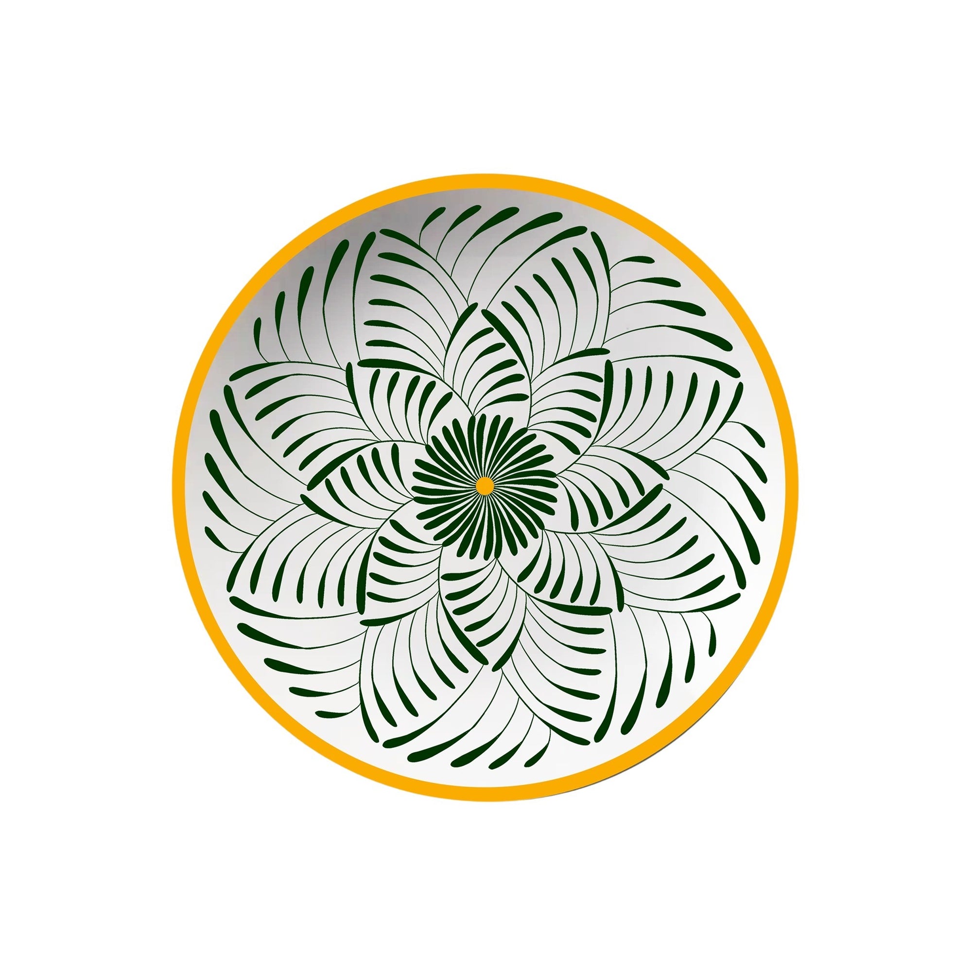 Jaune & Vert Assiettes - Jaune & Vert