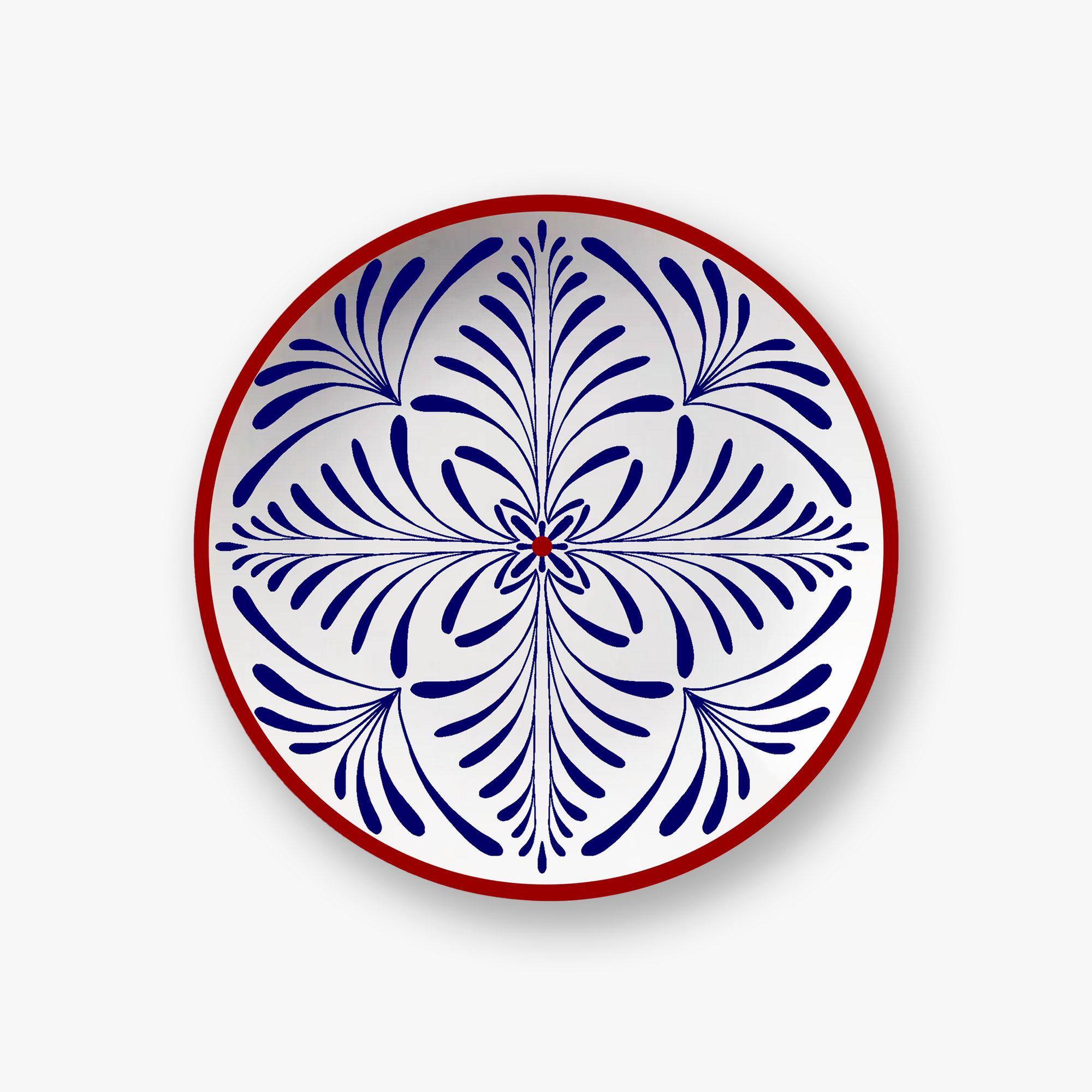 Rouge & Bleu Assiettes - Rouge & Bleu