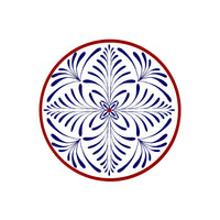 Bleu & Rouge Assiettes - Bleu & Rouge