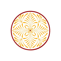 Jaune & Rouge Assiettes - Jaune & Rouge