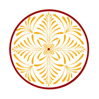 Jaune & Rouge Assiettes - Jaune & Rouge