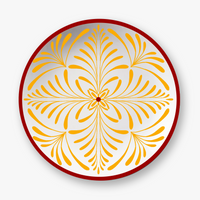 Vert & Jaune Assiettes - Vert & Jaune