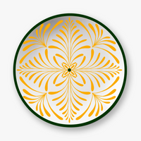 Jaune & Vert Assiettes - Jaune & Vert