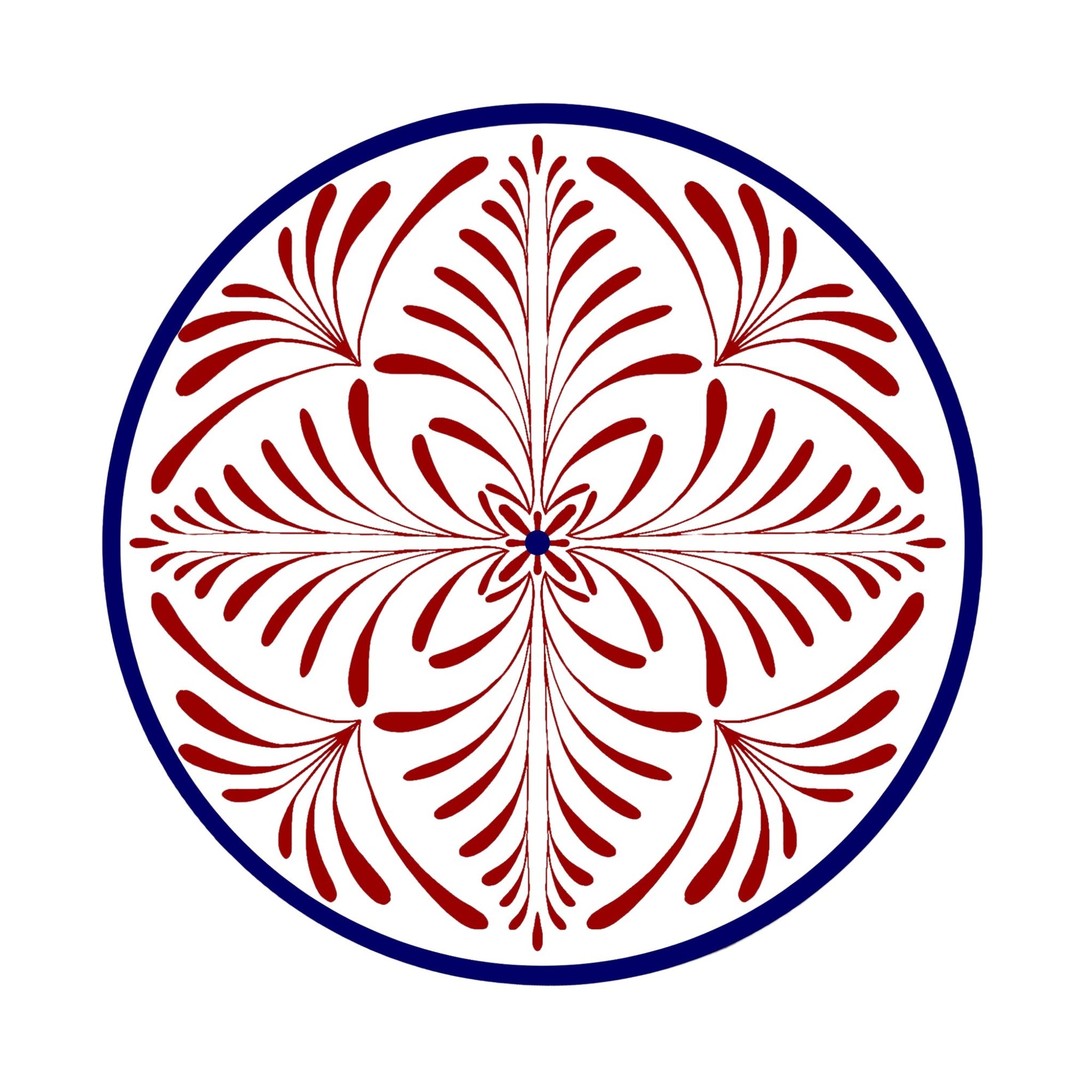 Rouge & Bleu Assiettes - Rouge & Bleu