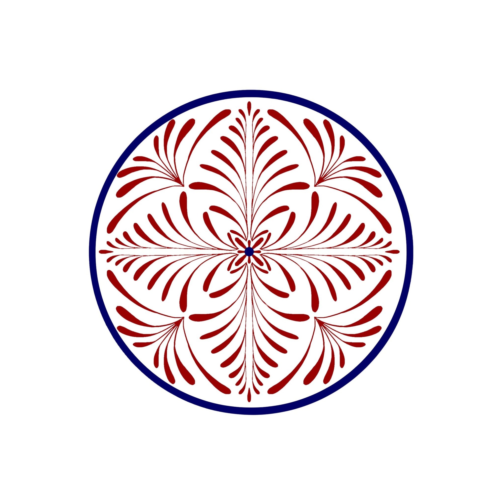 Rouge & Bleu Assiettes - Rouge & Bleu