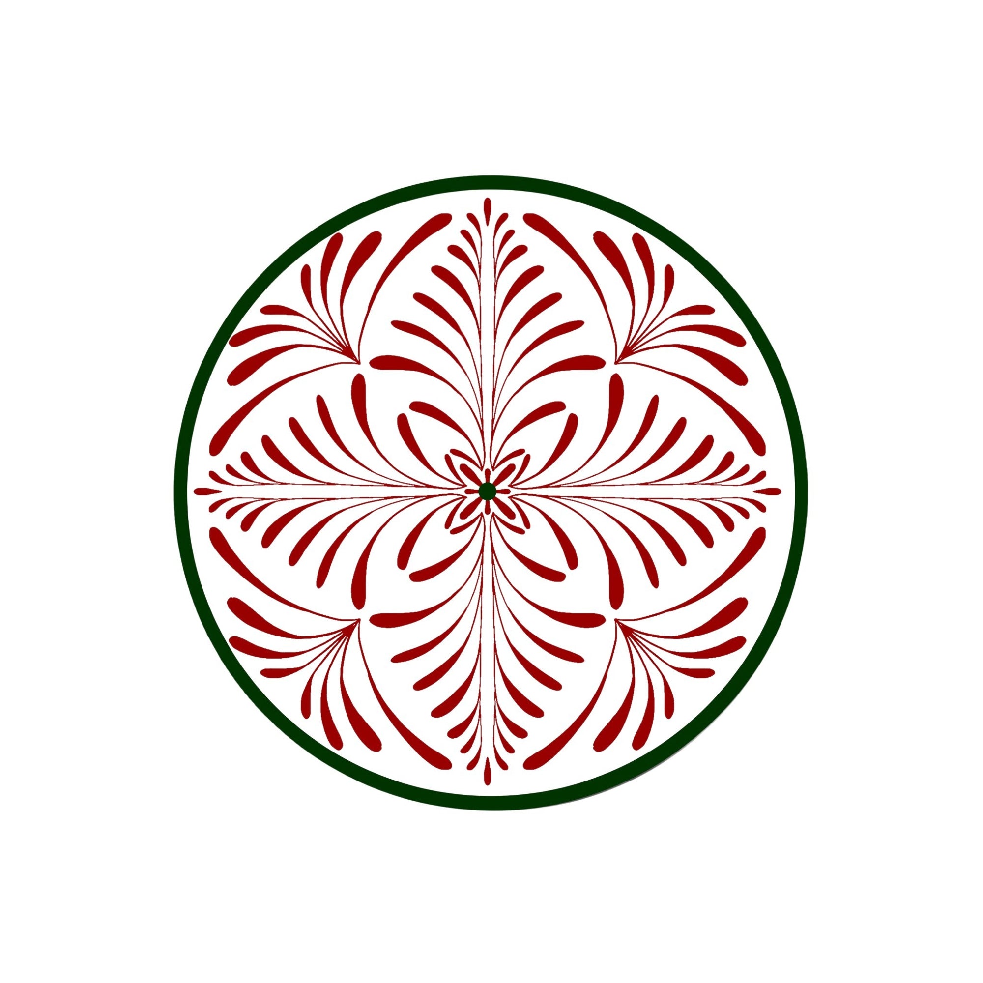 Rouge & Vert Assiettes - Rouge & Vert