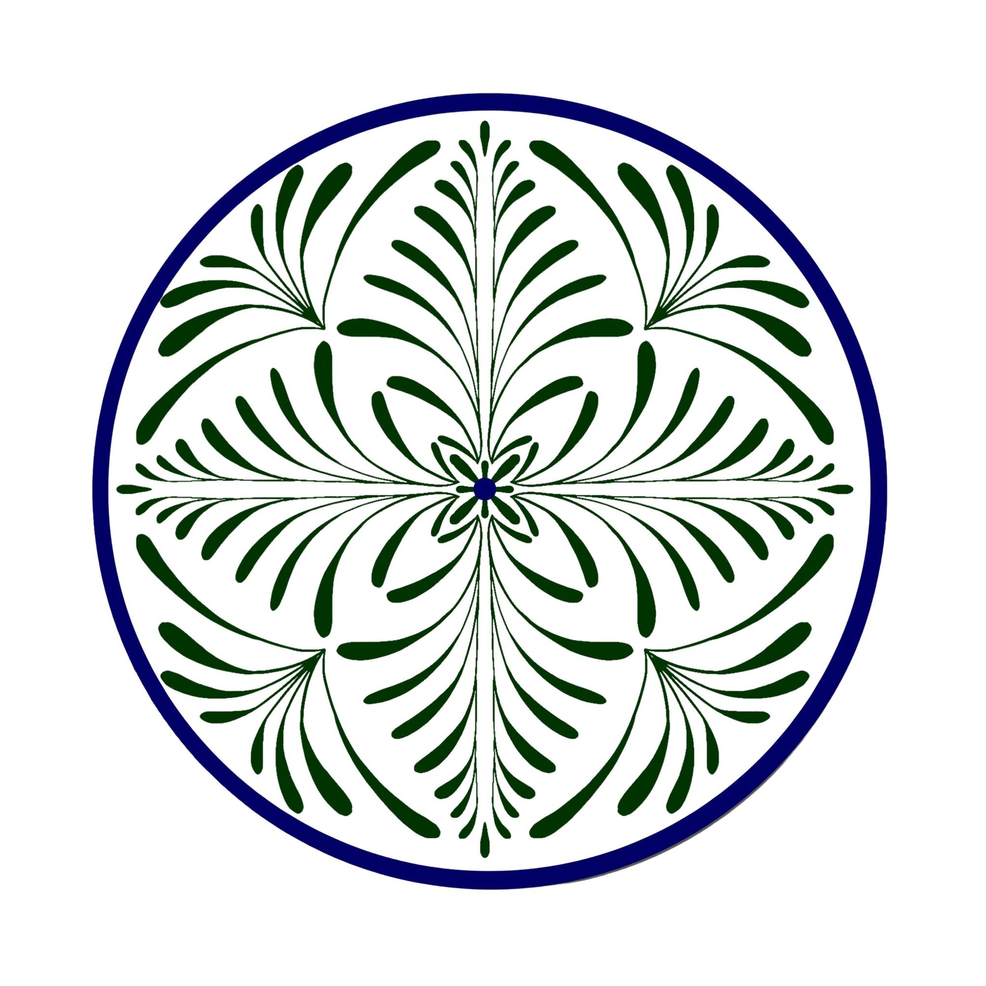 Vert & Bleu Assiettes - Vert & Bleu