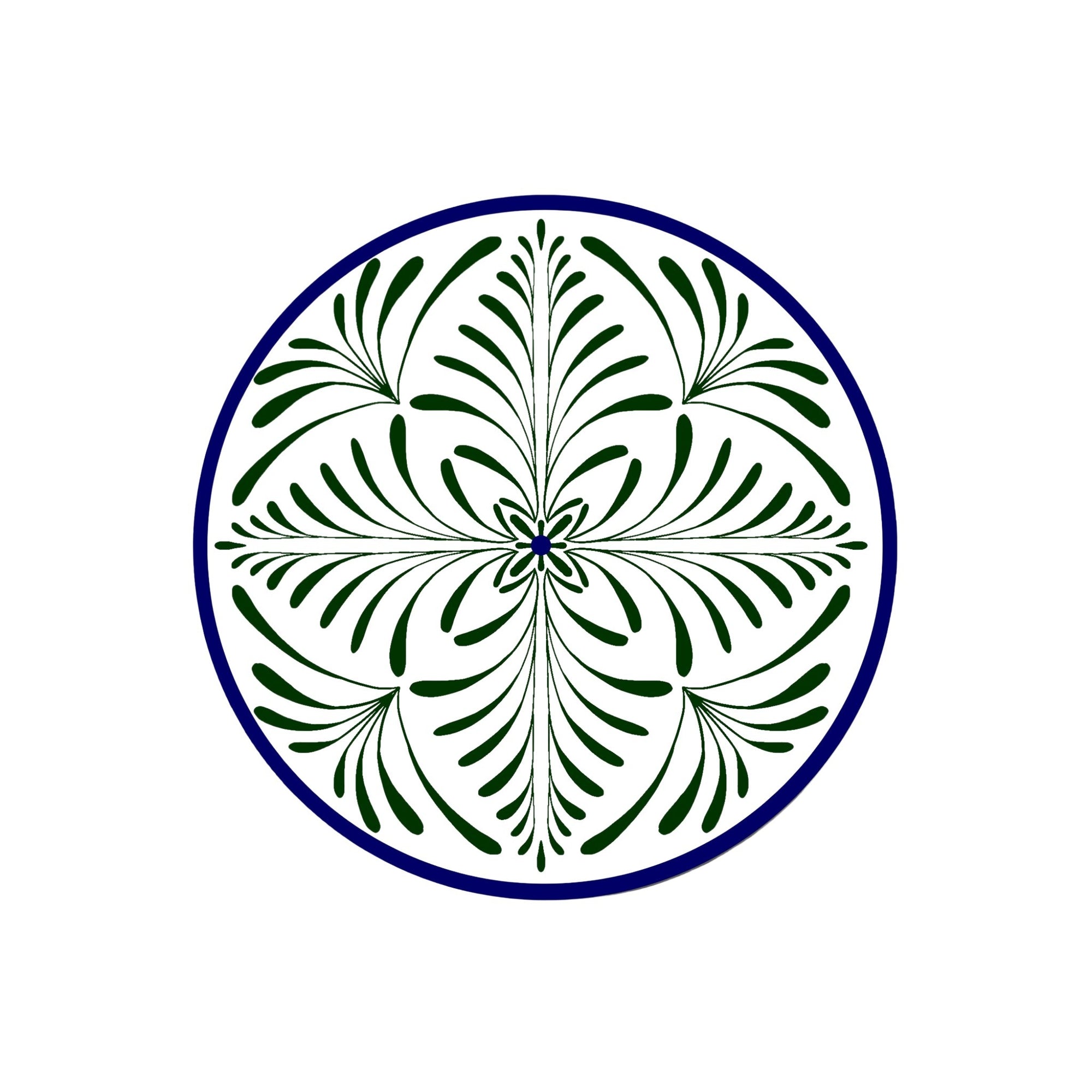 Vert & Bleu Assiettes - Vert & Bleu