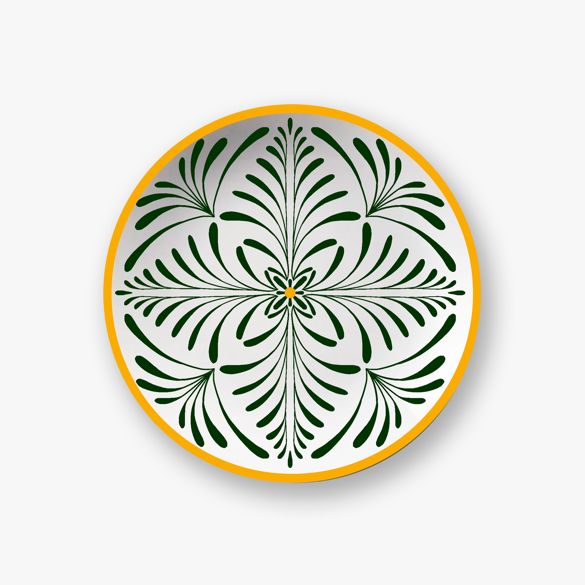 Jaune & Rouge Assiettes - Jaune & Rouge