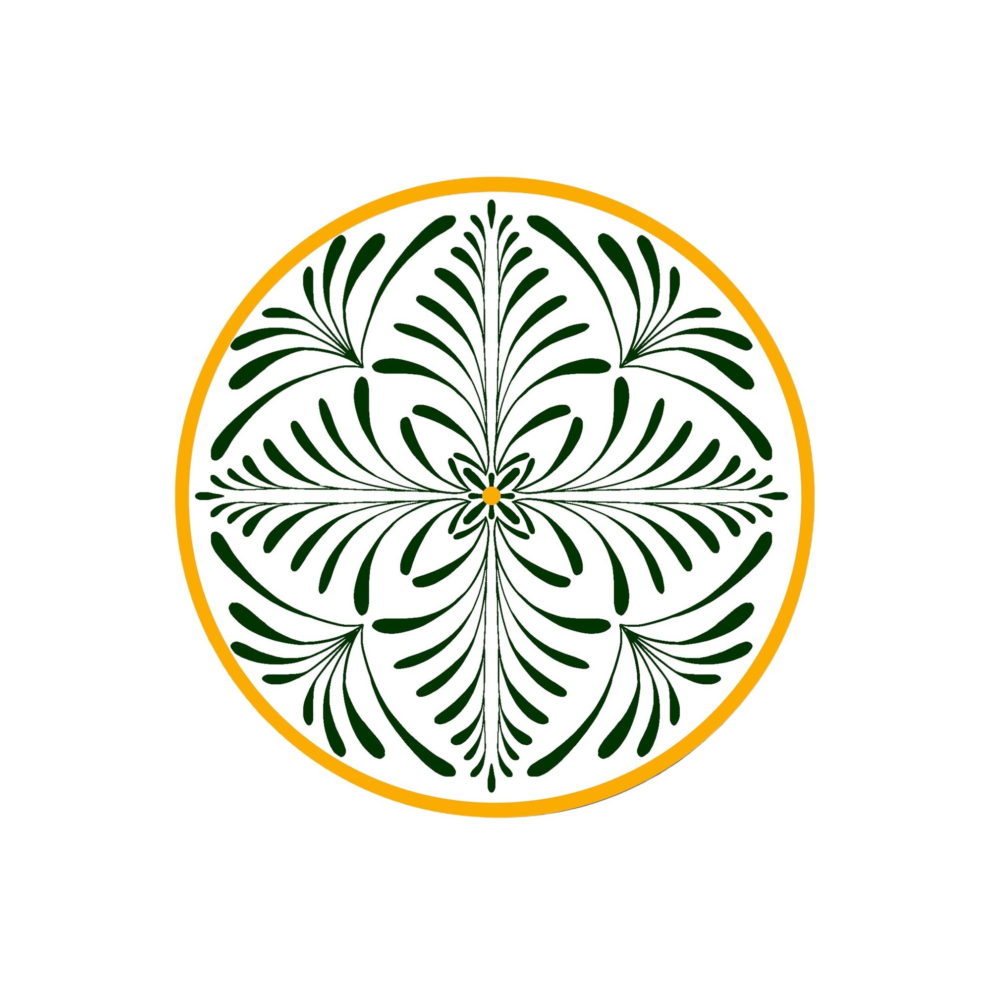 Jaune & Vert Assiettes - Jaune & Vert