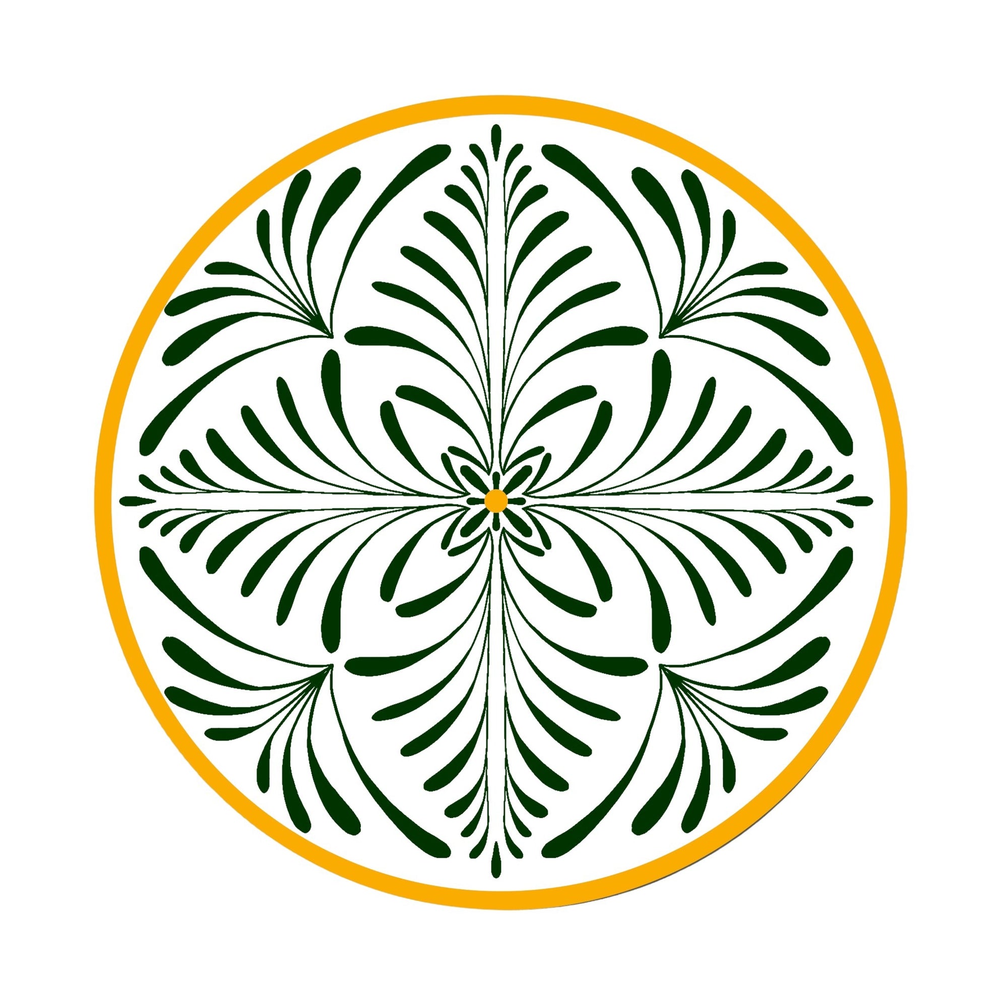 Vert & Jaune Assiettes - Vert & Jaune