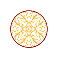 Jaune & Rouge Assiettes - Jaune & Rouge