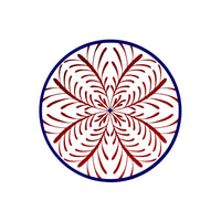 Rouge & Bleu Assiettes - Rouge & Bleu