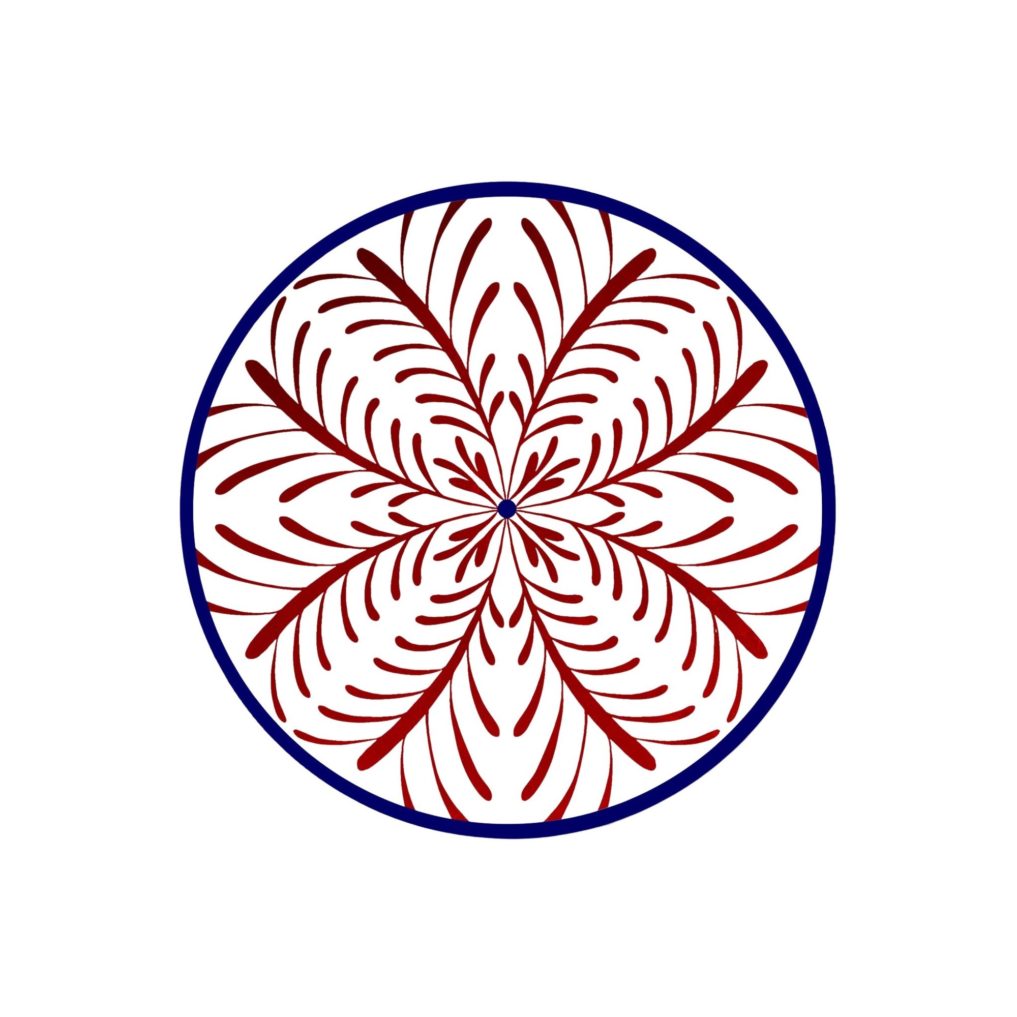 Rouge & Bleu Assiettes - Rouge & Bleu