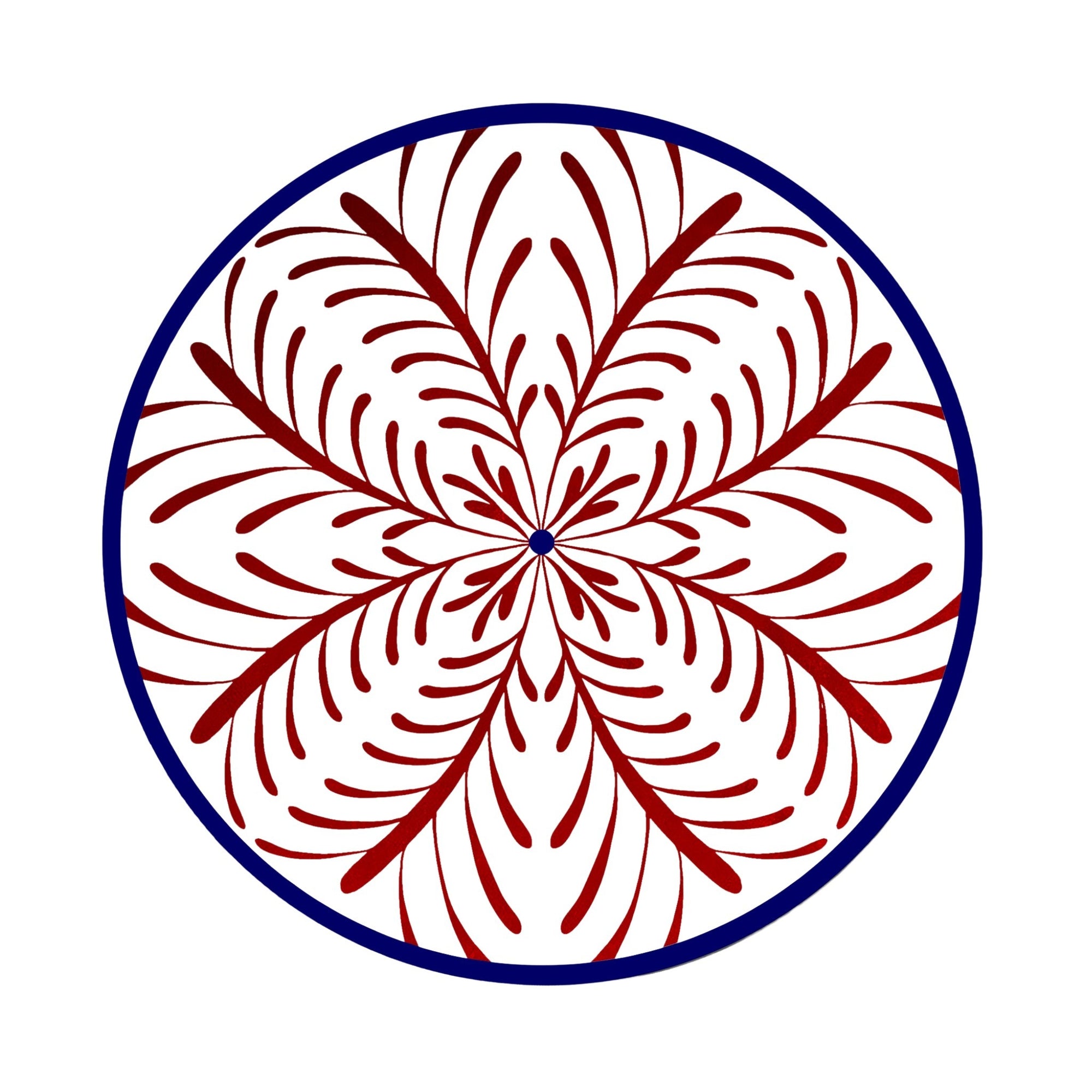 Rouge & Bleu Assiettes - Rouge & Bleu