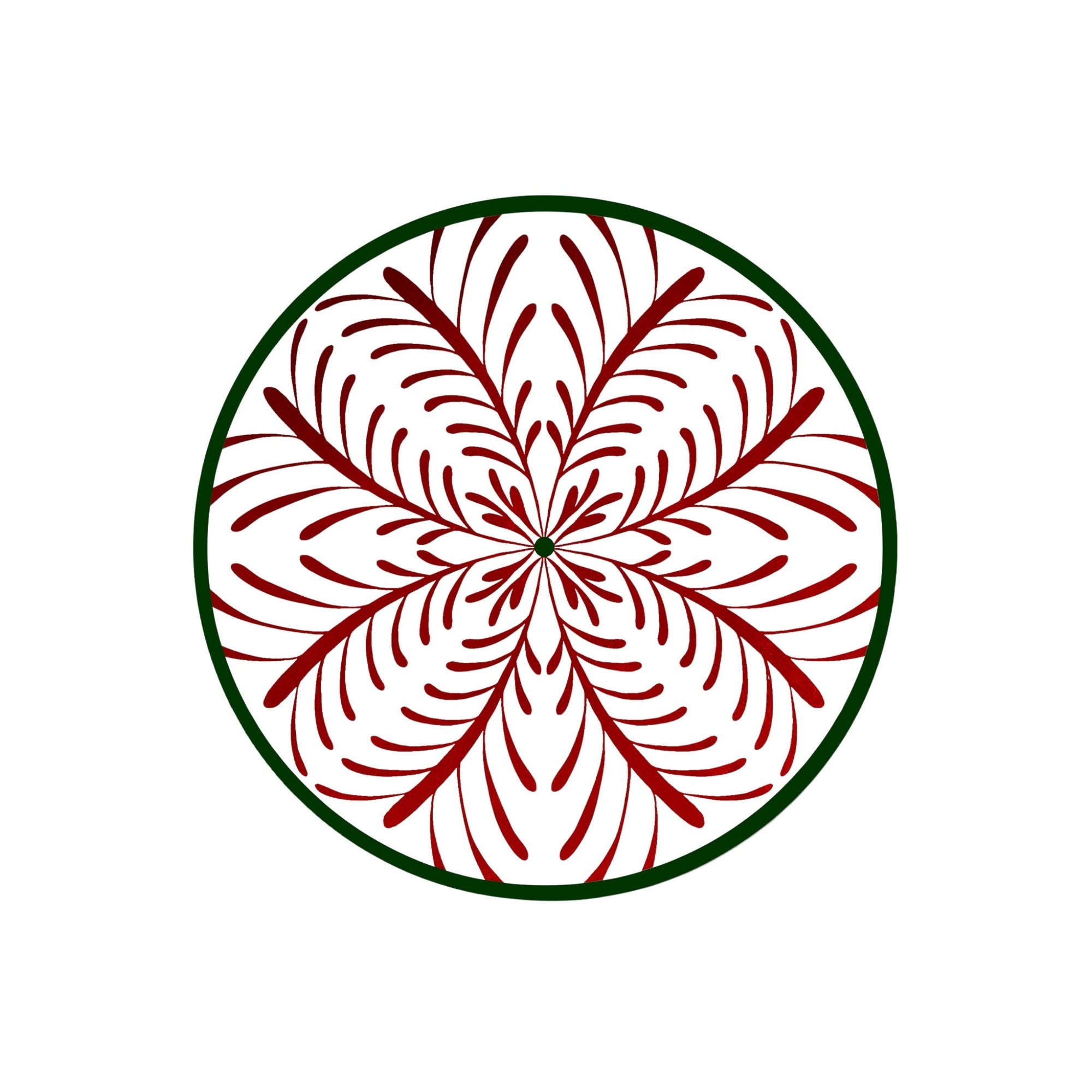 Rouge & Vert Assiettes - Rouge & Vert