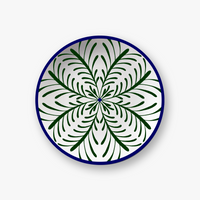 Jaune & Vert Assiettes - Jaune & Vert