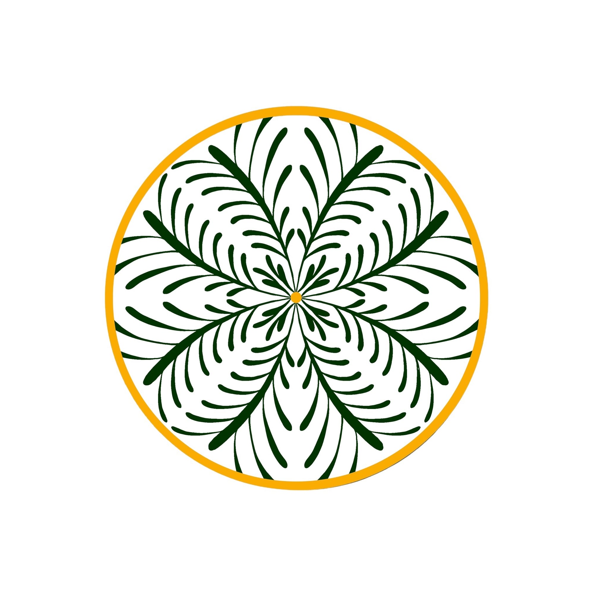 Jaune & Vert Assiettes - Jaune & Vert