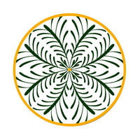 Jaune & Vert Assiettes - Jaune & Vert