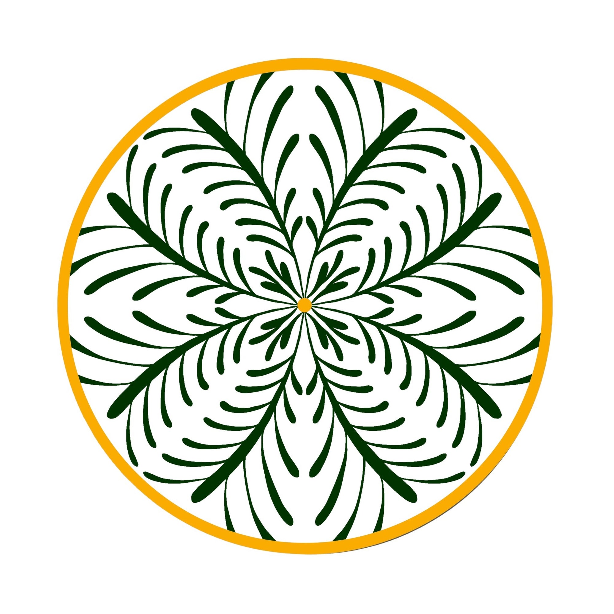 Vert & Jaune Assiettes - Vert & Jaune