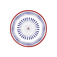 Bleu & Rouge Assiettes - Bleu & Rouge